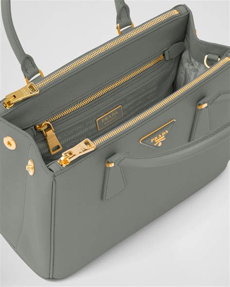 borsa in saffiano grigia prada|The Prada Galleria Bag: History, Price, & More Things To Know.